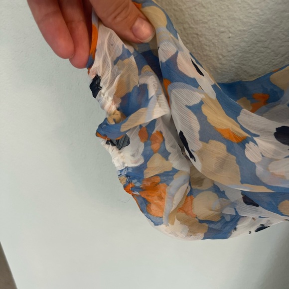 Joie Ladies Lightweight Pullover Printed Maxi Dress Floral Fields XL - Picture 6 of 6